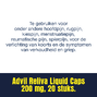 Advil Advil Reliva Liquid Capsules 200 mg - voor pijn en koorts 20CP 35383