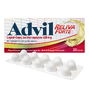 Advil Reliva Forte Liquid Capsules 400 mg - voor pijn en koorts 20CP verpakking met strip tabletten