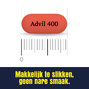 Advil Reliva Forte Oval Tabs 400 mg - voor pijn en koorts 20TB 35365