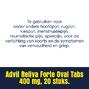 Advil Reliva Forte Oval Tabs 400 mg - voor pijn en koorts 20TB 35368