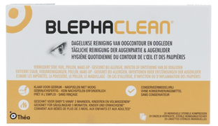 Thea Blephaclean Steriele Compressen 20ST 