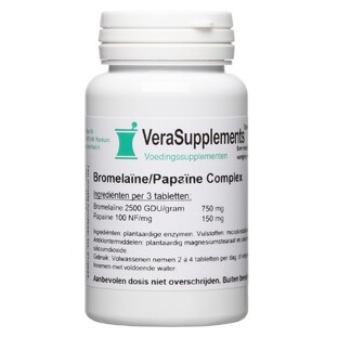 VeraSupplements Bromelaïne/Papaïne Complex Tabletten 100TB 