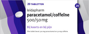 Leidapharm Paracetamol Coffeine Tabletten 20TB 