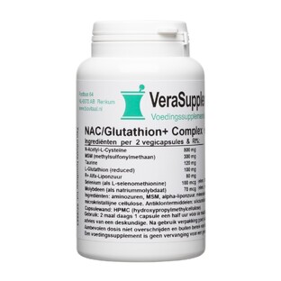 VeraSupplements NAC/Glutathion Complex Capsules 100VCP 