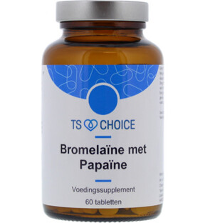 TS Choice Bromelaine Met Papaine Tabletten 60TB 