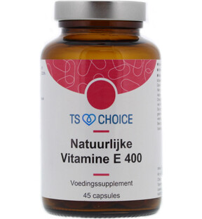 TS Choice Natuurlijke Vitamine E 400 Capsules 45CP 