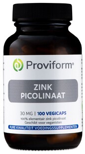 Proviform Zink Picolinaat 30mg Capscules 100VCP 