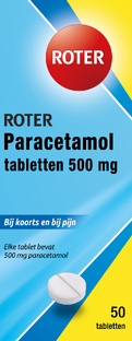 Roter Paracetamol Tabletten 500mg 50TB 