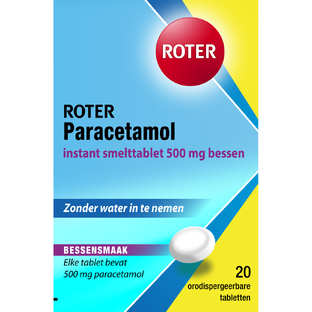 Roter Paracetamol Instant Smelttabletten 500mg 20ST 