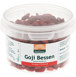 Mattisson HealthStyle Goji Bessen Gedroogd 125GR 