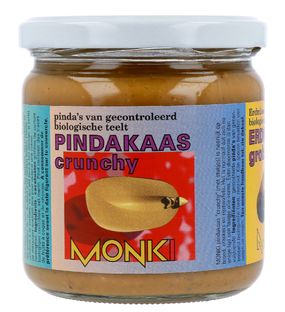 Monki Pindakaas Crunchy 330GR 