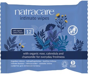 Natracare Intimate Wipes Doekjes 12ST 