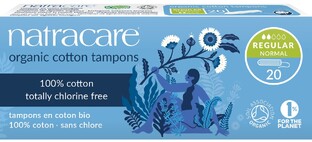 Natracare Cotton Tampons Regular 20ST 