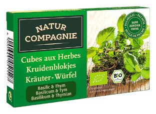 Natur Compagnie Kruidenblokjes Basilicum & Tijm 80GR 