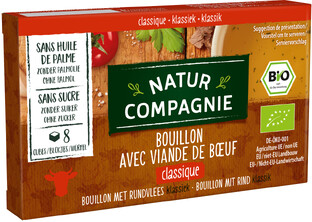 Natur Compagnie Bouillon met Rundvlees Suikervrij 8ST 