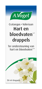 A.Vogel Crataegus + Valeriaan Hart en Bloedvaten Druppels 50ML 