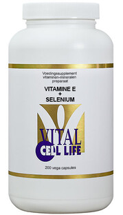 Vital Cell Life Vitamine E + Selenium Capsules 200CP 