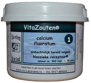 Vita Reform Van der Snoek Vitazouten Nr. 1 Calcium Fuoratum 360TB 