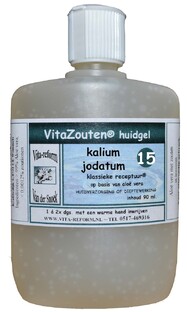 Vita Reform Van der Snoek Vitazouten Huidgel Nr. 15 Kalium Jodatum 90ML 