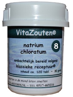 Vita Reform Van der Snoek Vita Reform Vitazouten Nr. 8 Natrium Chloratum Muriaticum 120TB 