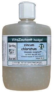 Vita Reform Van der Snoek Vitazouten Nr. 21 Zincum Chloratum Muriaticum 90ML 