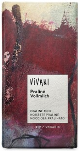 Vivani Chocoladereep Melk Praliné 100GR 