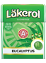 Lakerol Eucalyptus Suikervrij Pastilles 23GR verpakking