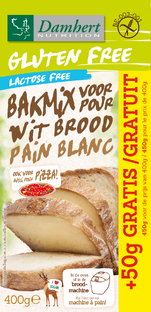 Damhert Gluten Free Bakmix Wit Brood 400GR 