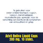 Advil Advil Reliva Liquid Capsules 200 mg - voor pijn en koorts 10CP 35375