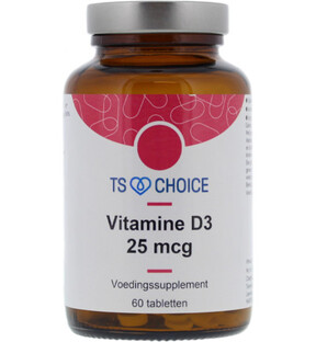 TS Choice Vitamine D3 25 mcg Tabletten 60TB 