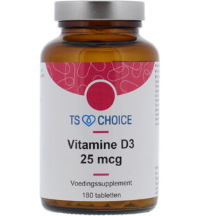 TS Choice Vitamine D3 25 mcg Tabletten 180TB 