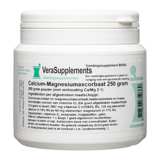 VeraSupplements Calcium-Magnesiumascorbaat Poeder 250GR 