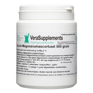 VeraSupplements Calcium-Magnesiumascorbaat Poeder 500GR 