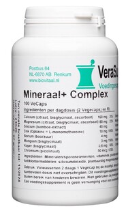 VeraSupplements Mineraal+ Complex Capsules 100CP 