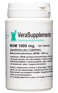 VeraSupplements MSM 1000 Tabletten 120TB 