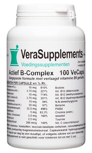 VeraSupplements Actief B-Complex Capsules 100CP 