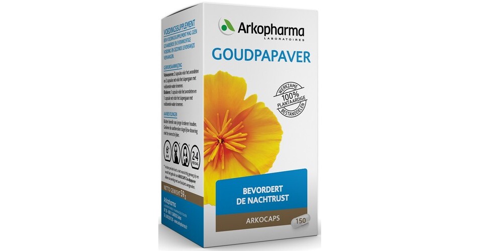 Arkocaps Goudpapaver Capsules 150cp Voordelig Online Kopen De Online Drogist 0333