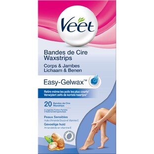 Veet Waxstrips Easy-Gelwax Gevoelige Huid 20ST 