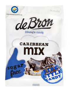 de Bron Caribbean Toffeemix Suikervrij 90GR 