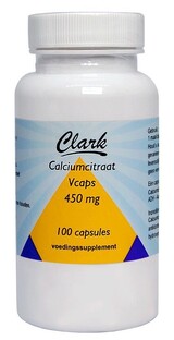 Clark Calciumcitraat 450mg Capsules 100CP 