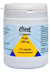 Clark L-Cysteine 500mg 125CP 