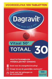 Dagravit Vitaal 50+ Totaal 30 Tabletten 100TB 