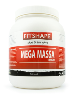 Fitshape Mega Massa 16000 Aardbei 1200GR 