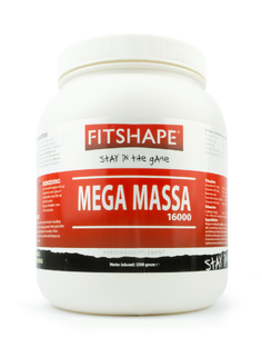 Fitshape Mega Massa 16000 Vanille 1200GR 