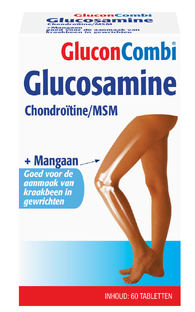 Leef Vitaal GluconCombi Glucosamine Chondroïtine/MSM Tabletten 60TB 