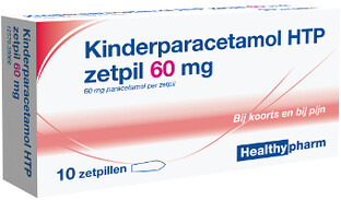 Healthypharm Kinderparacetamol Zetpil 60mg 10TB 