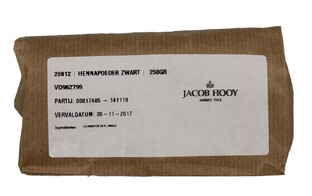 Jacob Hooy Hennapoeder Zwart 250GR 