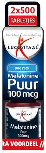 Lucovitaal Melatonine Puur 100mcg Duo Tabletten 1000TB 