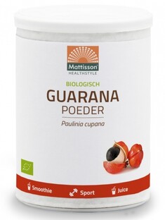 Mattisson HealthStyle Organic Guarana Powder 125GR 