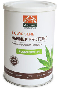 Mattisson HealthStyle Biologische Hennep Proteïne Poeder 400GR 